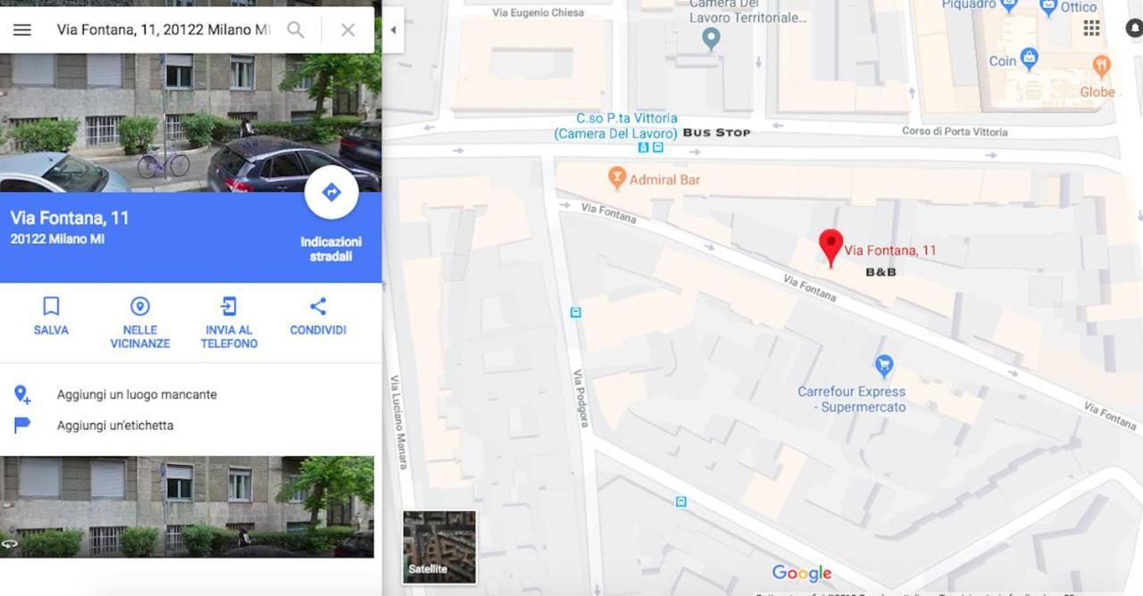 B&B Via Fontana Milano Eksteriør bilde